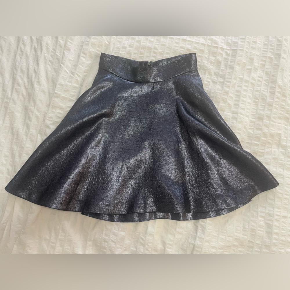 Maje sparkly a-line skater skirt